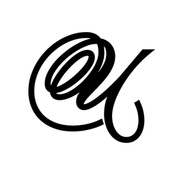 Unwind app icon, a hand-drawn scribble unwinding into the letter u